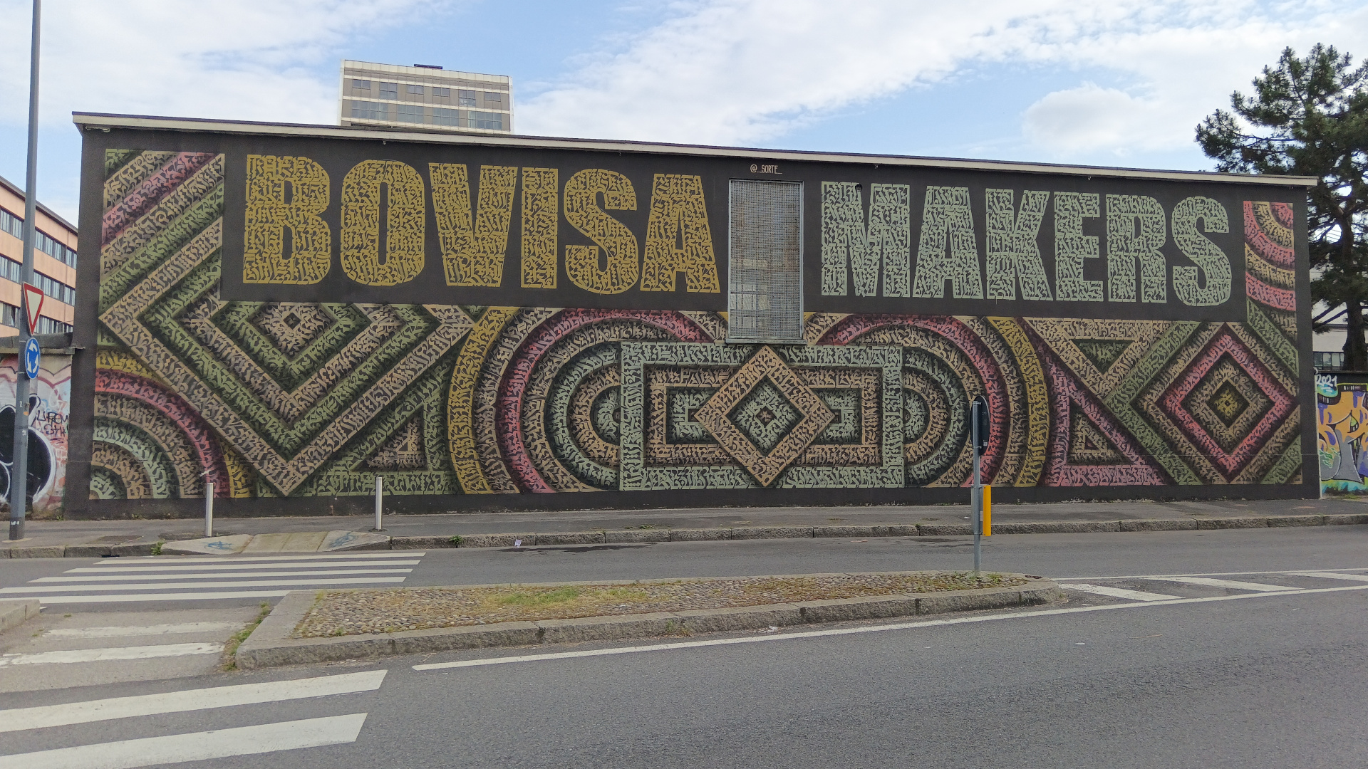 Il murale “Bovisa Maker”