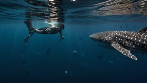 Nuotare con gli squali balena nelle Filippine