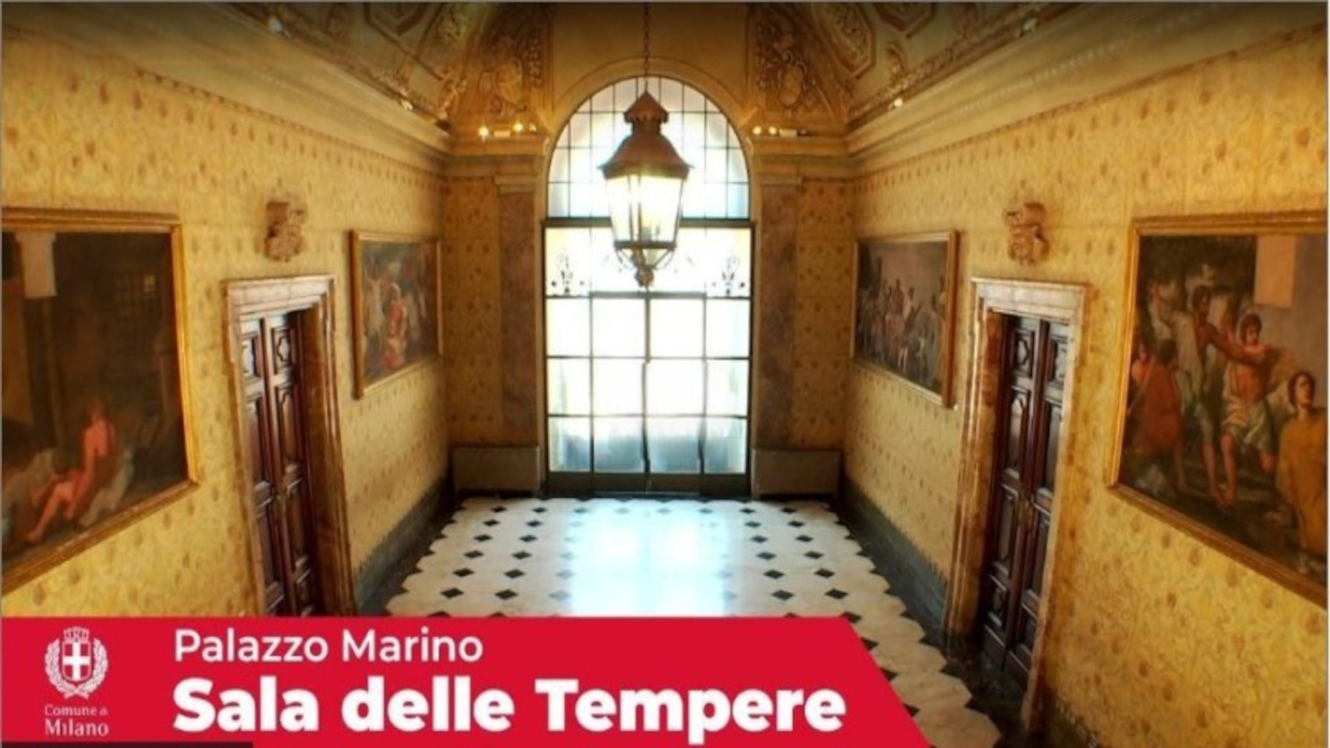 Sala delle Tempere – Tour virtuale di Palazzo Marino a Milano