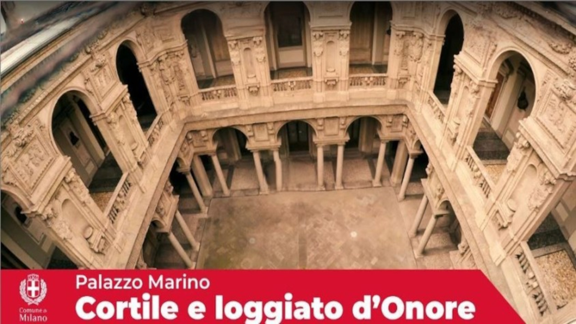 Cortile e Loggiato d’Onore – Tour virtuale di Palazzo Marino-Milano