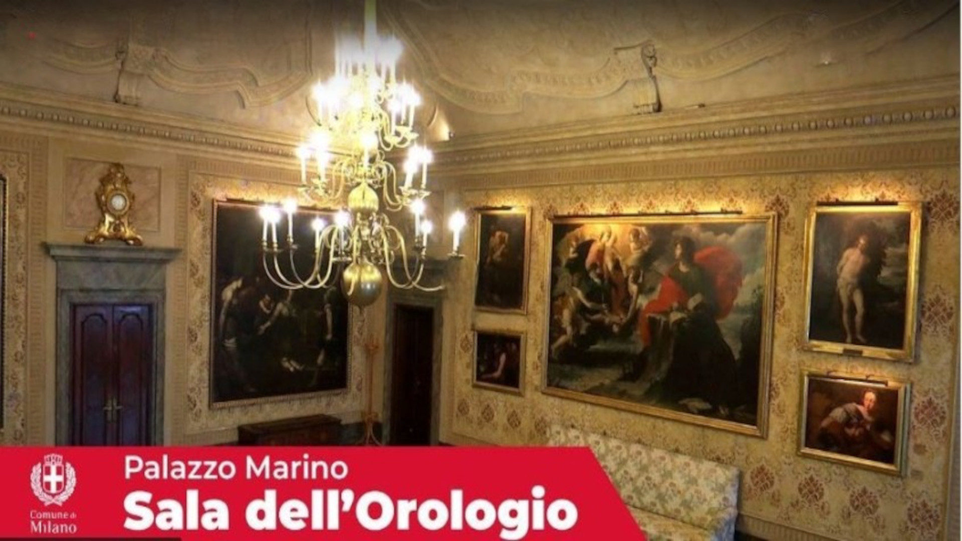 Sala dell’Orologio  – Tour virtuale di Palazzo Marino a Milano