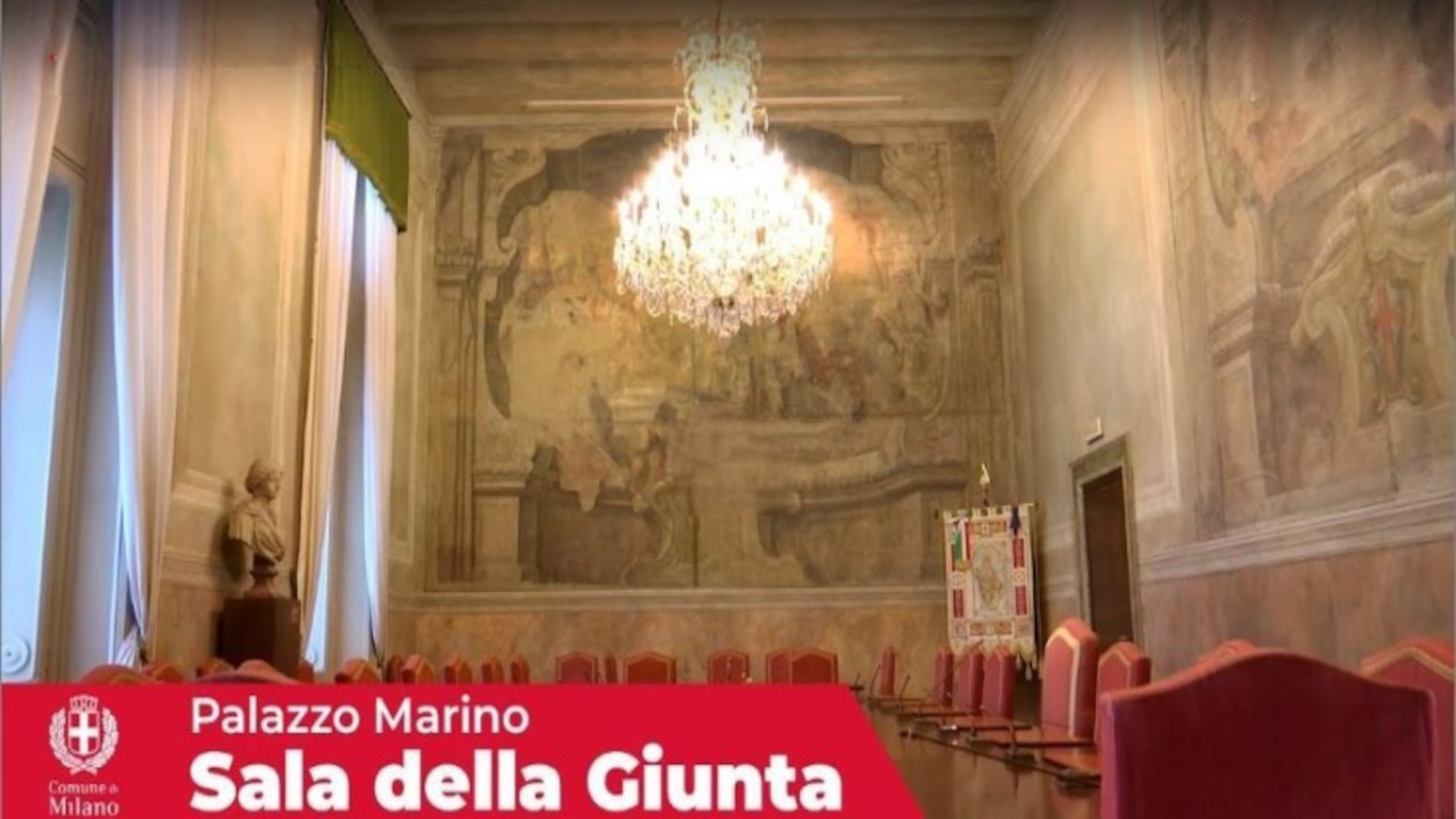 Sala della Giunta  – Tour virtuale di Palazzo Marino a Milano