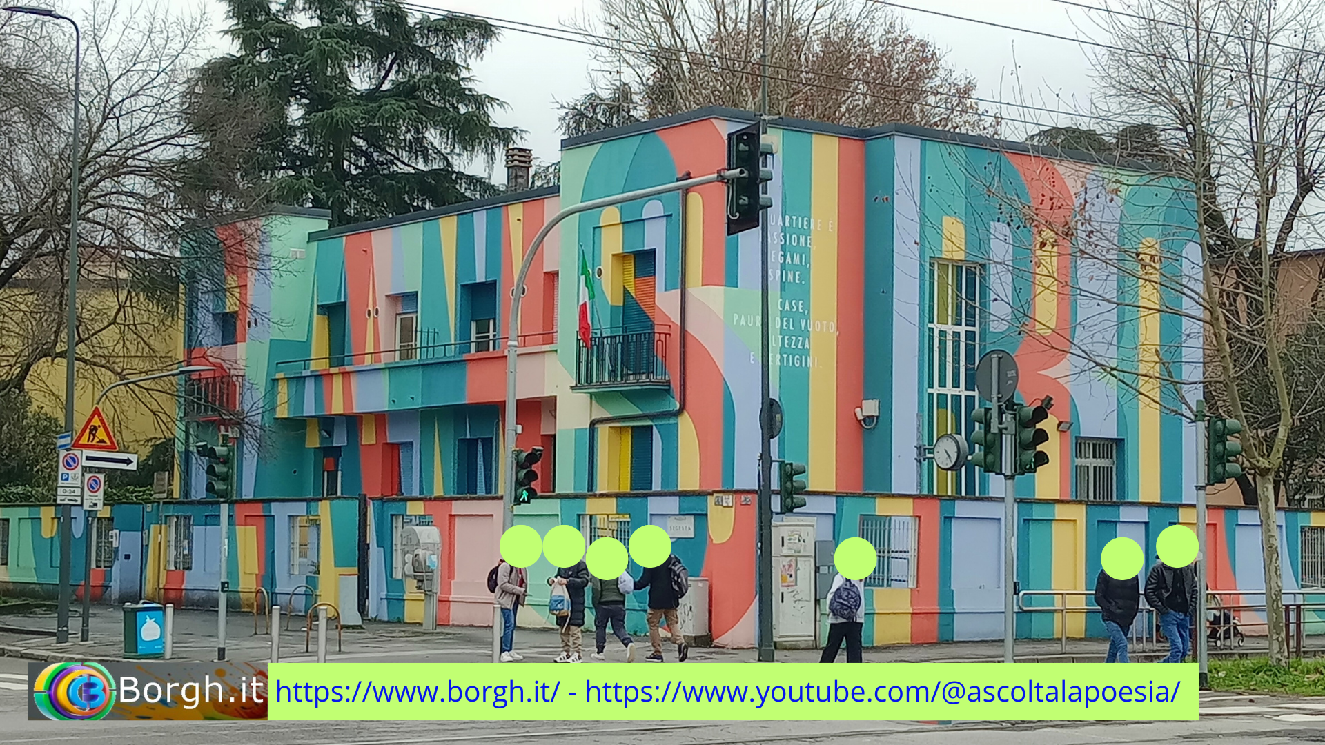 San Siro e il murale che racconta il quartiere